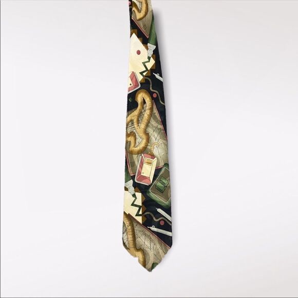 PAVO REAL | MEN'S ABSTRACT TIE - Picture 2 of 4
